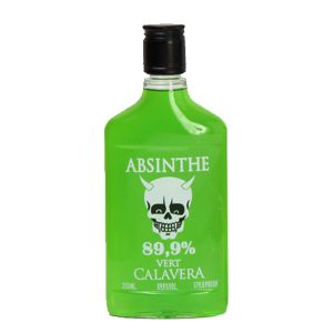 Absenta Calavera Verde Petaca 35 cl