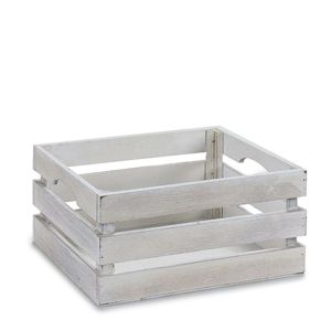 Caja madera blanco envejecido 21 x 15 x 11 cm