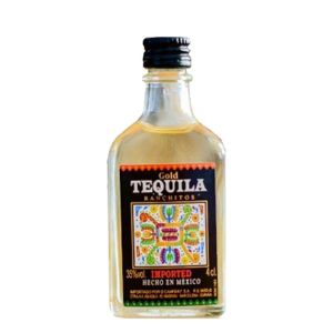 Miniatura Tequila Ranchitos Gold 4cl
