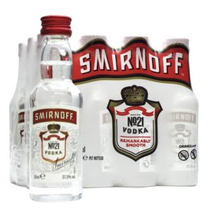 Smirnoff 5 cl (Pack 12 botellitas)