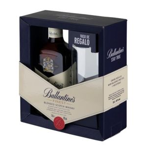 Ballantines + Estuche con Vaso