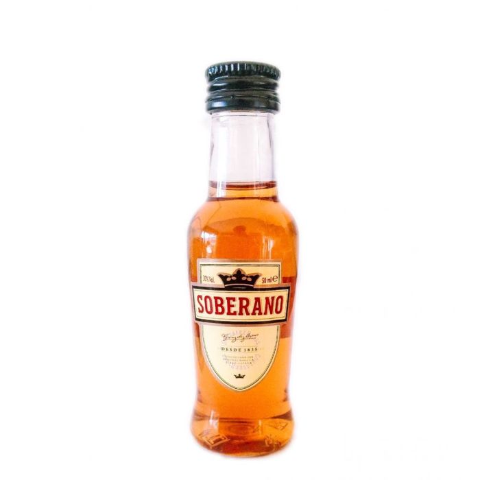Miniatura Brandy Soberano 5 cl