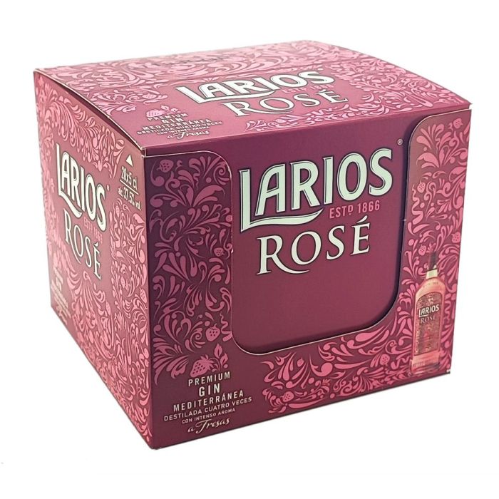 Larios Rose 5 cl (Pack 20 botellitas)