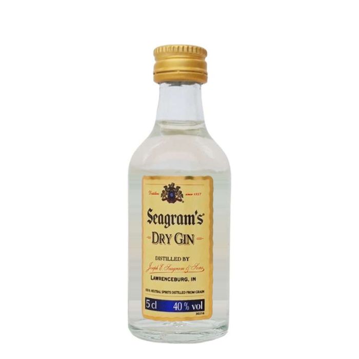 Miniatura Ginebra Seagrams 5 cl