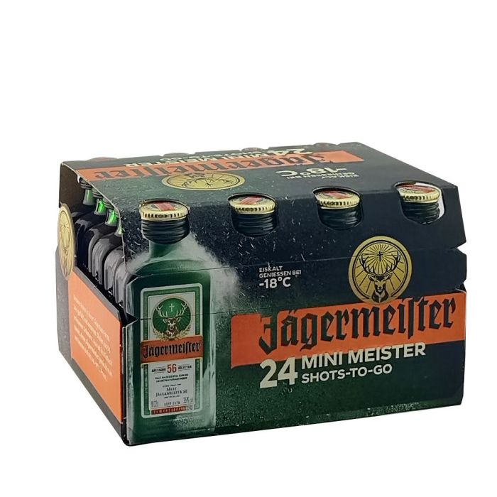 Miniatura Licor Jagermeister 2 cl (Pack 24 botellitas)