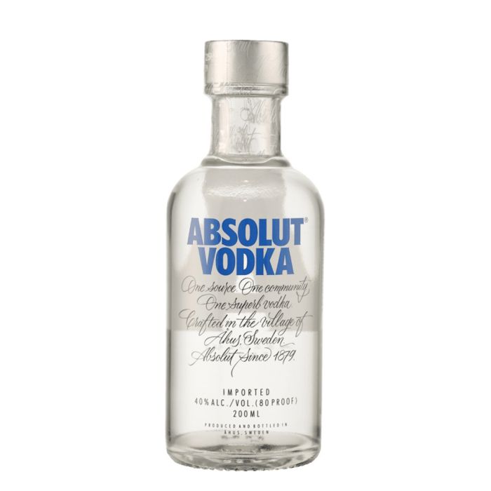 Absolut Blue Petaca 20 cl