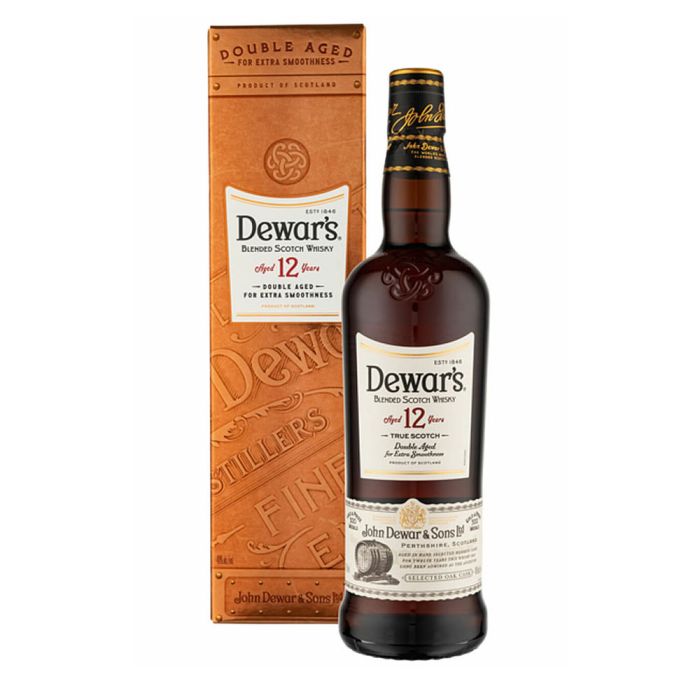 Dewars 12 Años + Estuche Metal