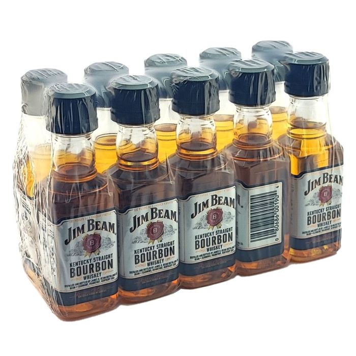 Jim Beam 5 cl (Pack 10 botellitas)