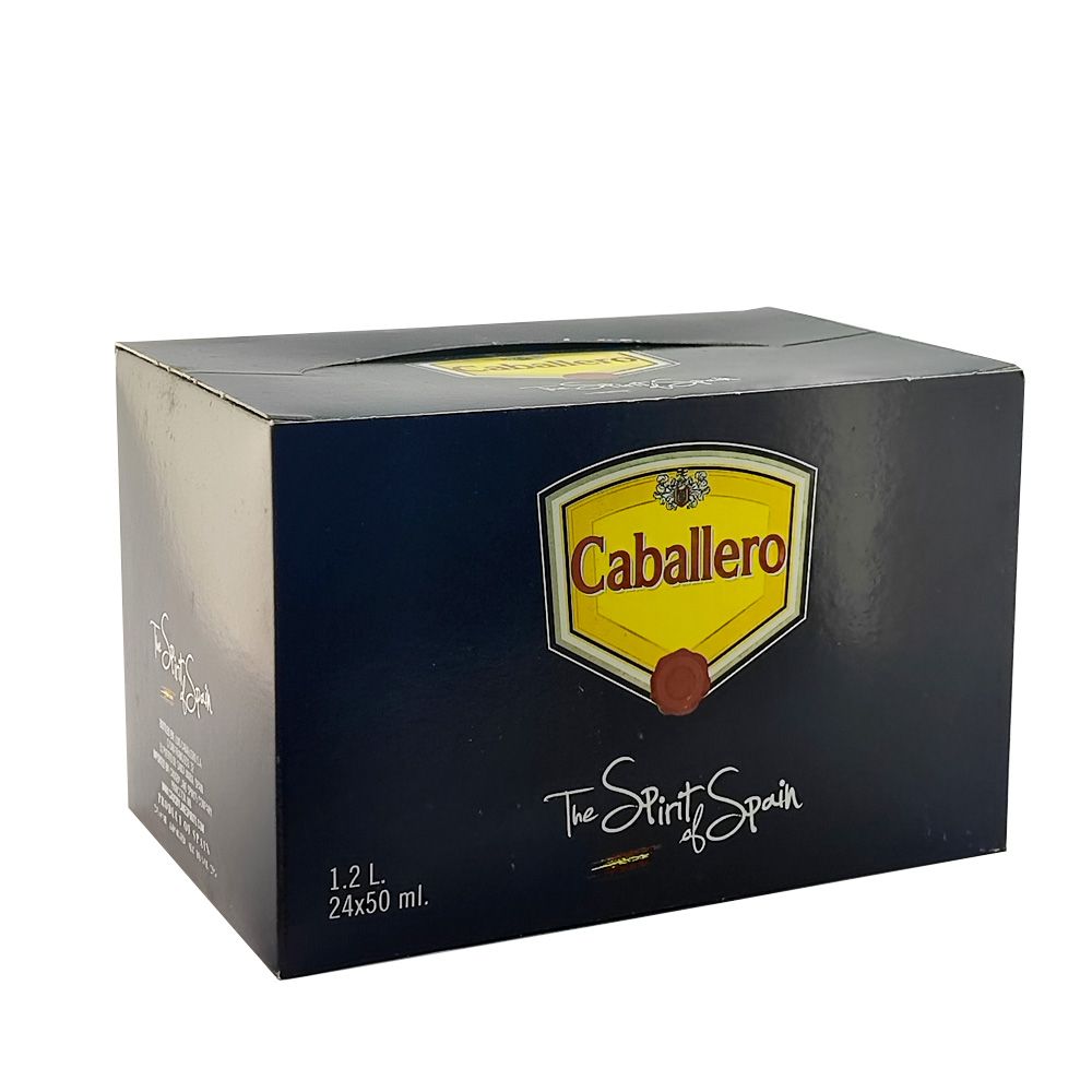 Miniatura Ponche Caballero 5 cl (Pack 24 botellitas)