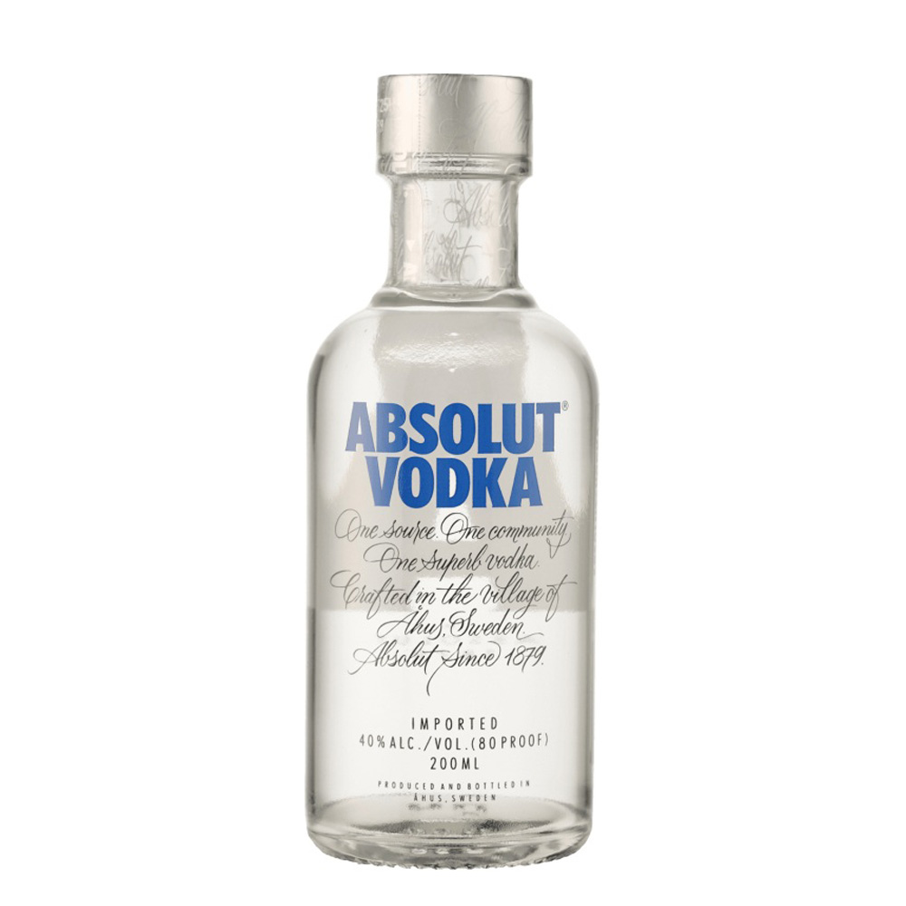 Absolut Blue Petaca 20 cl