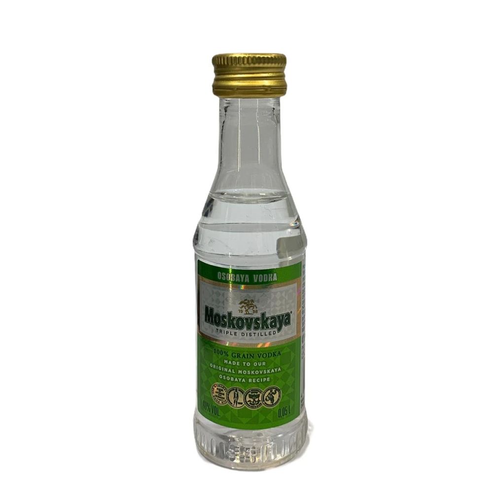 Miniatura Vodka Moskovskaya 5 cl
