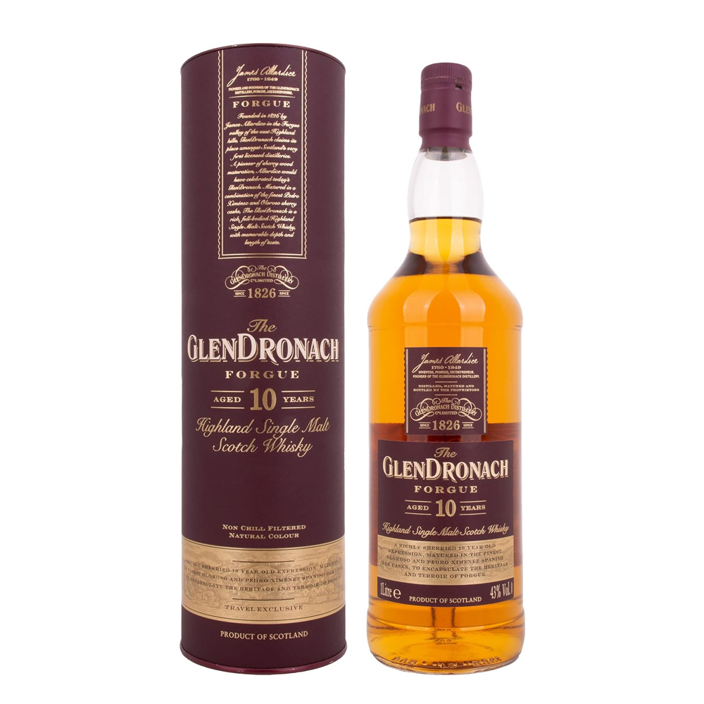 Glendronach 10 Años Forgue 1 L