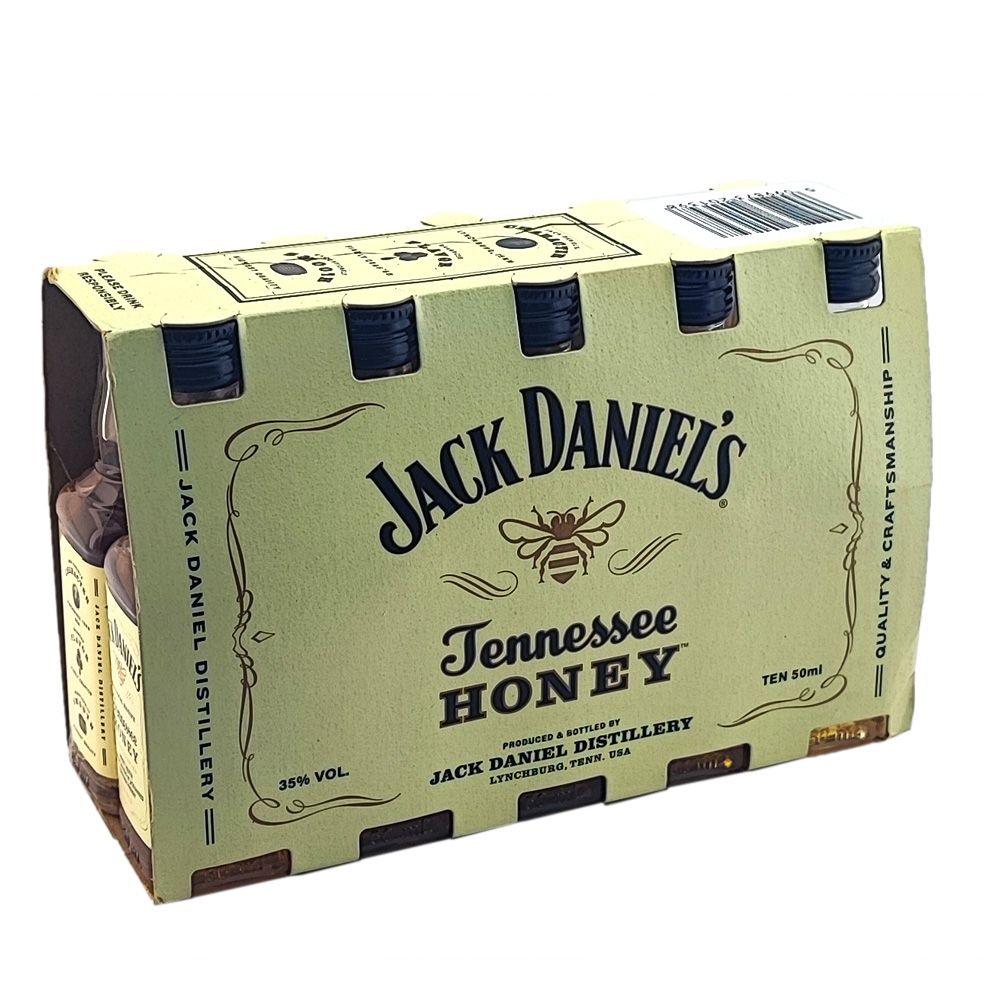 Jack Daniels Honey 5 cl (Pack 10 botellitas)