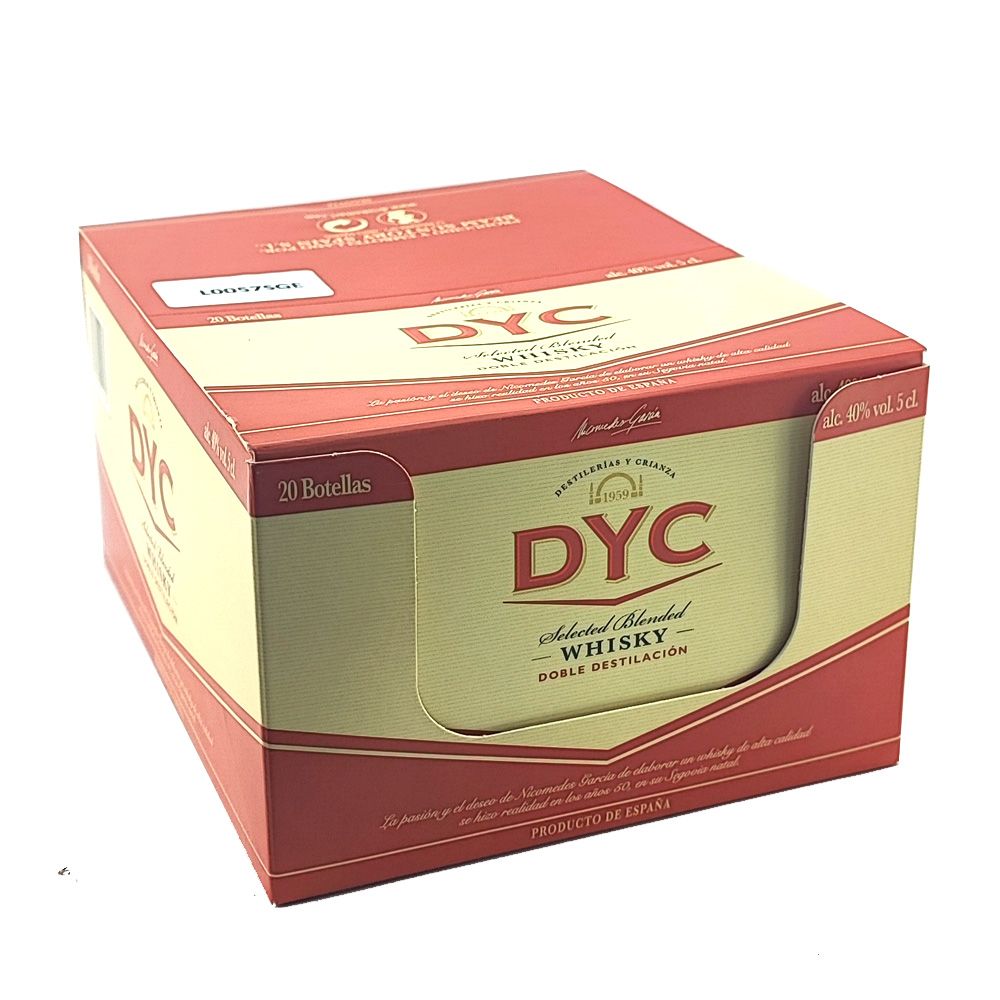 Dyc doble destilación 5 cl (Pack 20 botellitas)