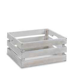 Caja madera blanco envejecido 16 x 10,5 x 8,5 cm 