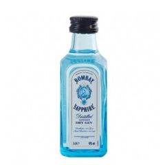 Mini Gin Bombay Sapphire Plástico 5 cl