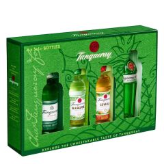 Miniatura Ginebra Tanqueray Explorer Pack x 4 5cl