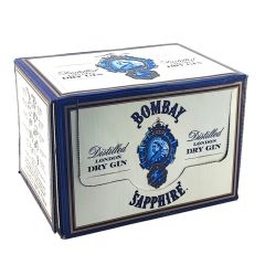 Miniatura Ginebra Bombay Sapphire Cristal 5 cl (Pack12 botellitas)