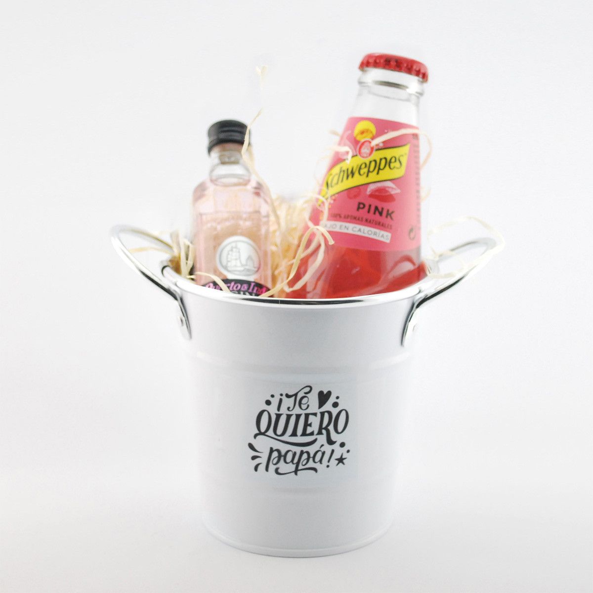 Cubo Personalizado de Gin Tonic Beefeater Pink y Schweppes Pink