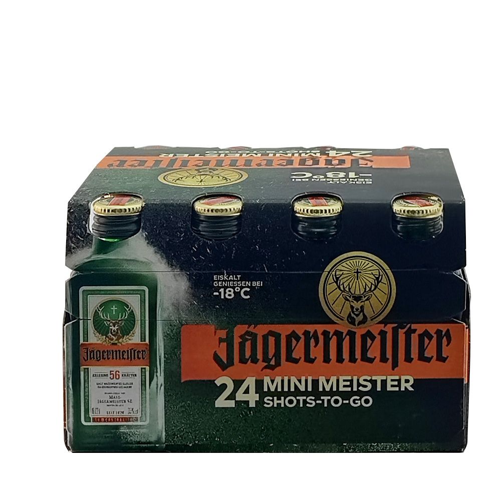 Miniatura Licor Jagermeister 2 cl (Pack 24 botellitas)