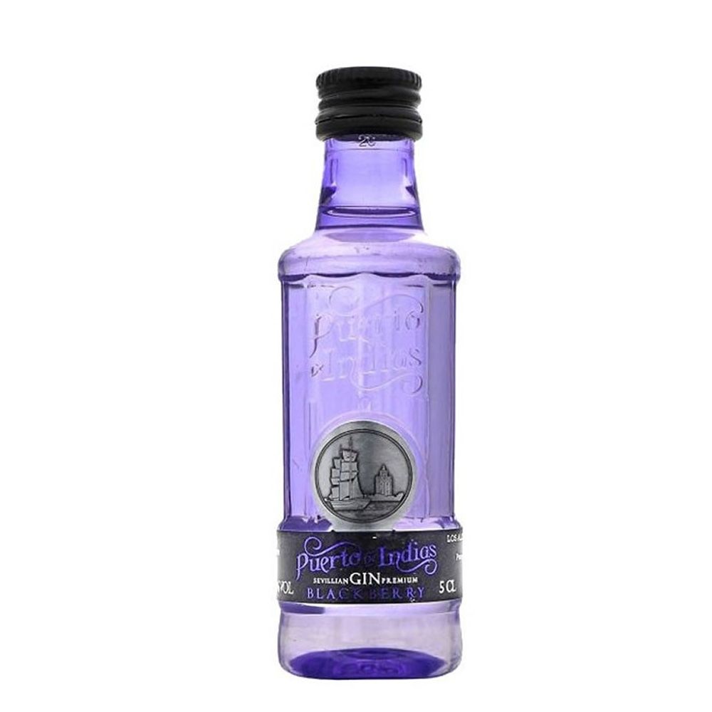 Botella de cristal en miniatura para licores y otras bebidas